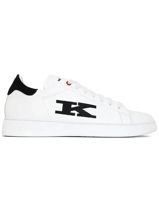 R logo low-top sneakers white - KITON - BALAAN 1
