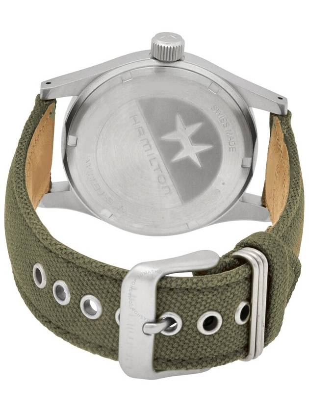 Khaki Field Mechanical 38MM Watch Green - HAMILTON - BALAAN 4