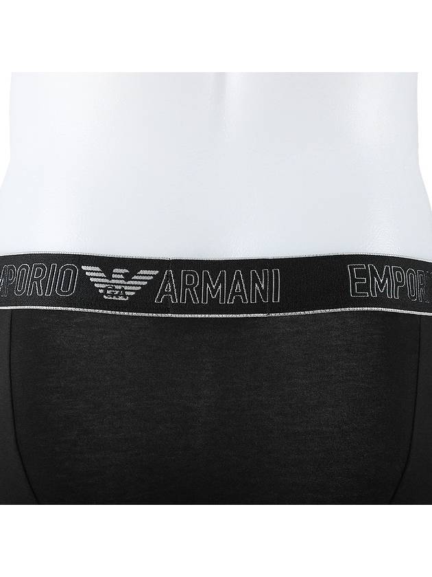 Cotton Briefs 2 Pack Black - EMPORIO ARMANI - BALAAN 9