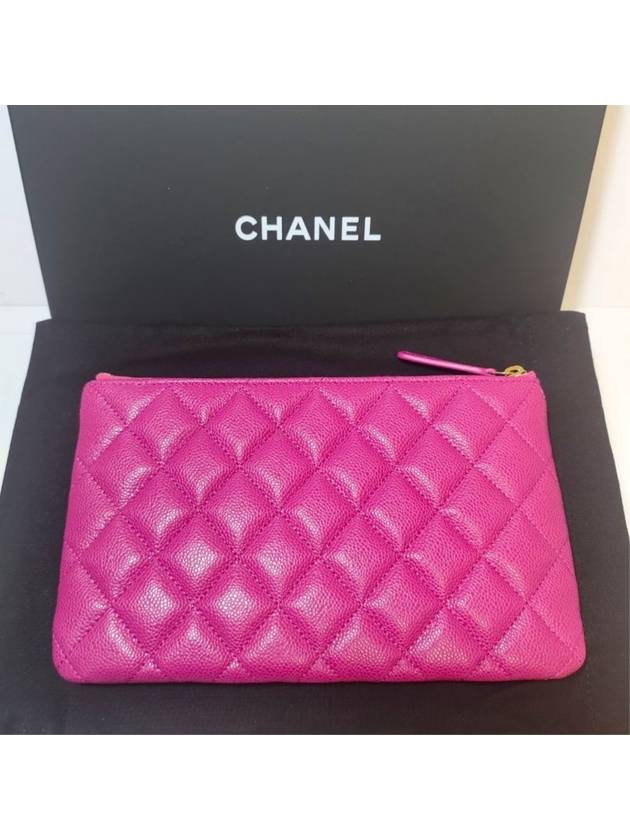 Classic Pouch Small Hot Pink Gold Metal AP4101 - CHANEL - BALAAN 2