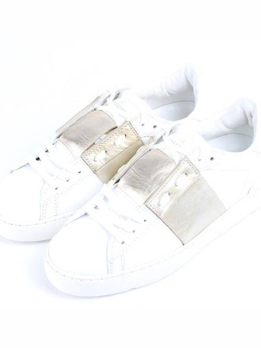 Hidden Rockstud Gold Sneakers 36 5 235 - VALENTINO - BALAAN 1