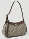 Ophidia GG Small Canvas Shoulder Bag Beige Ebony - GUCCI - BALAAN 4