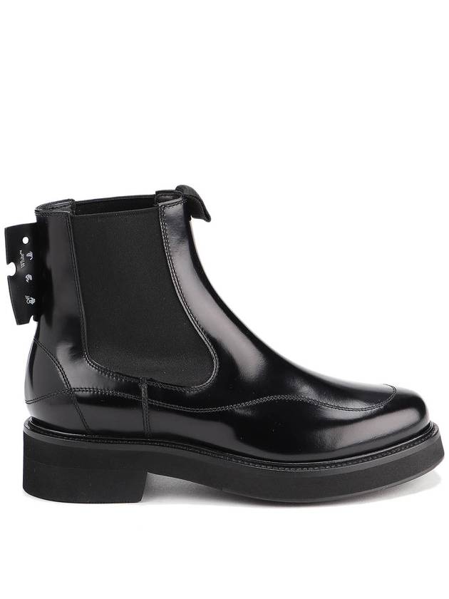OffWhiteLeather Chelsea ankle boots - OFF WHITE - BALAAN 4