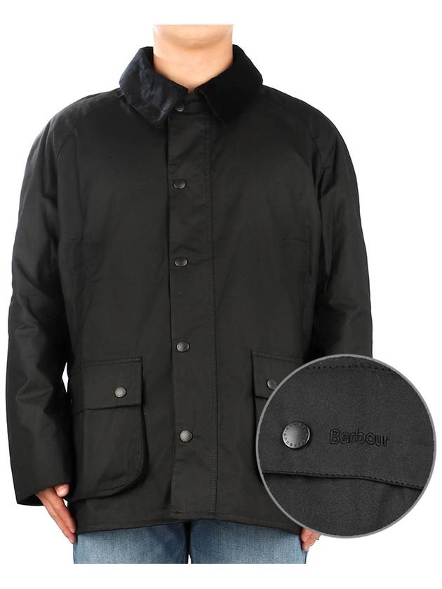 Ashby Wax Jacket Black - BARBOUR - BALAAN 2