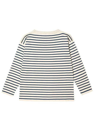 Boatman Striped T Shirt Petroleum BMN RCPT - ANDERSEN-ANDERSEN - BALAAN 1