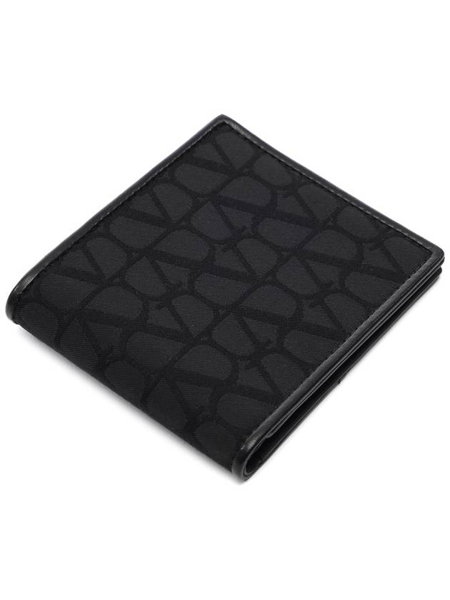 Toile Iconographe Half Wallet Black - VALENTINO - BALAAN 6