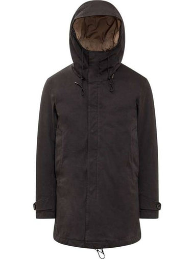 Hooded Down Core Parka Black - TEN C - BALAAN 1