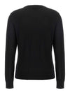 Regal Wool Crew Neck Knit Top Black - THEORY - BALAAN 3