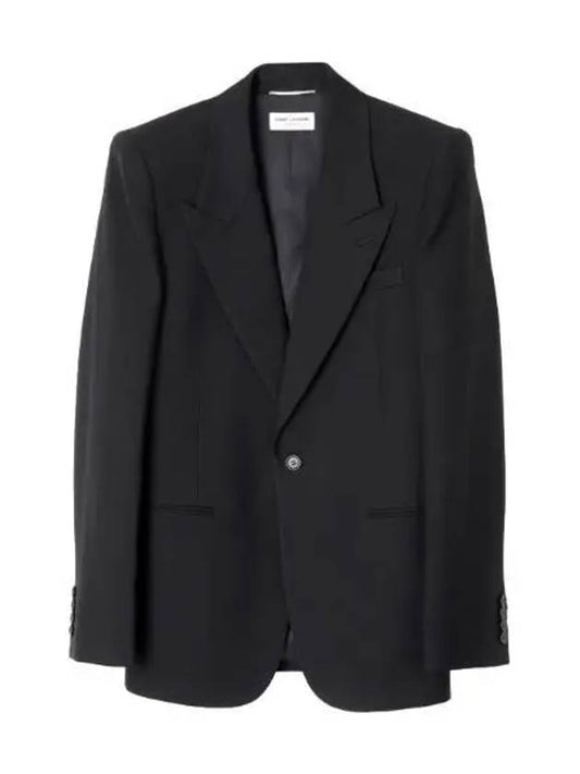 Wool Jacket Men s Suit Blazer - SAINT LAURENT - BALAAN 1