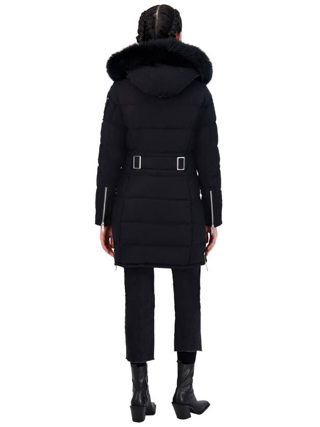 Women's Palmerston Fur Parka Black - MOOSE KNUCKLES - BALAAN.