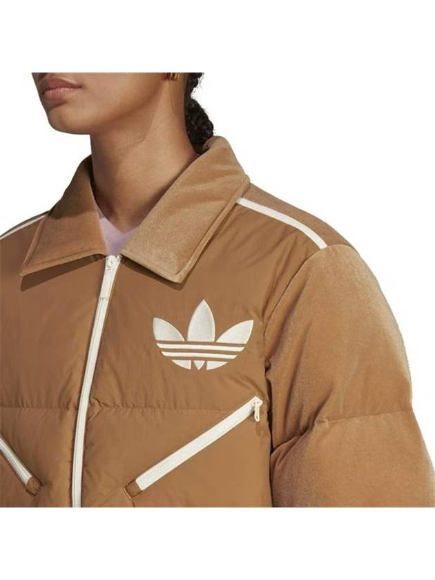 Adicolor 70S Velvet Puff Padding Brown Desert - ADIDAS - BALAAN 4