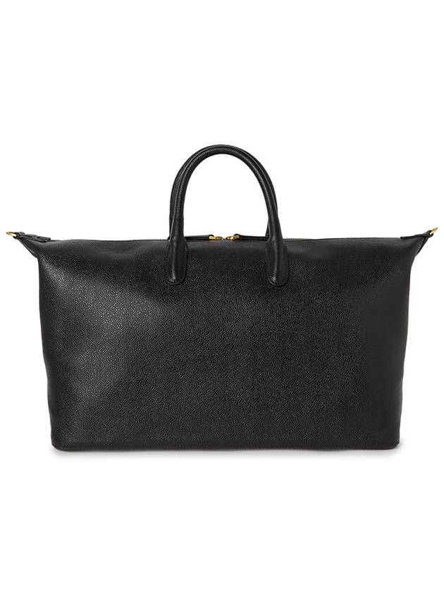 Pebble Grain Medium Duffel Bag Black - THOM BROWNE - BALAAN 4