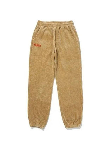 KODAK Kodacolor Logo Corduroy Jogger Pants BEIGE - KODO - BALAAN 1