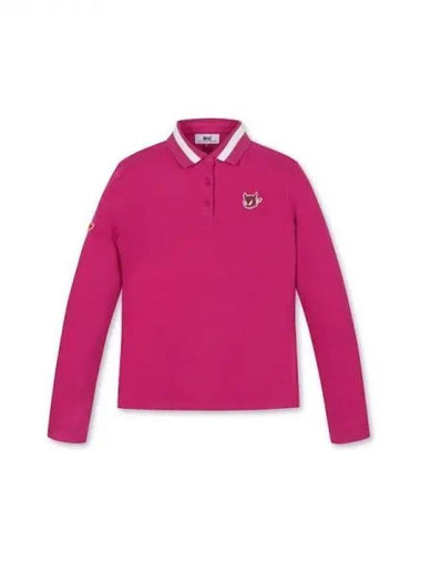 Golf Women s Knit Collar Long Sleeve Polo T Shirt ShirtWWTBW23805HPX Domestic Product GQ0Z23102750477 - WAAC - BALAAN 1