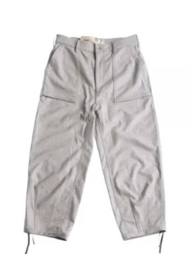 Parachute Wool Straight Pants Grey - TEN C - BALAAN 2