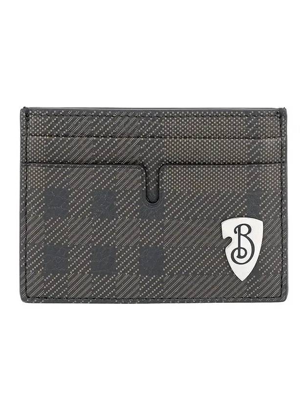 B Shield Card Wallet Slate - BURBERRY - BALAAN 2