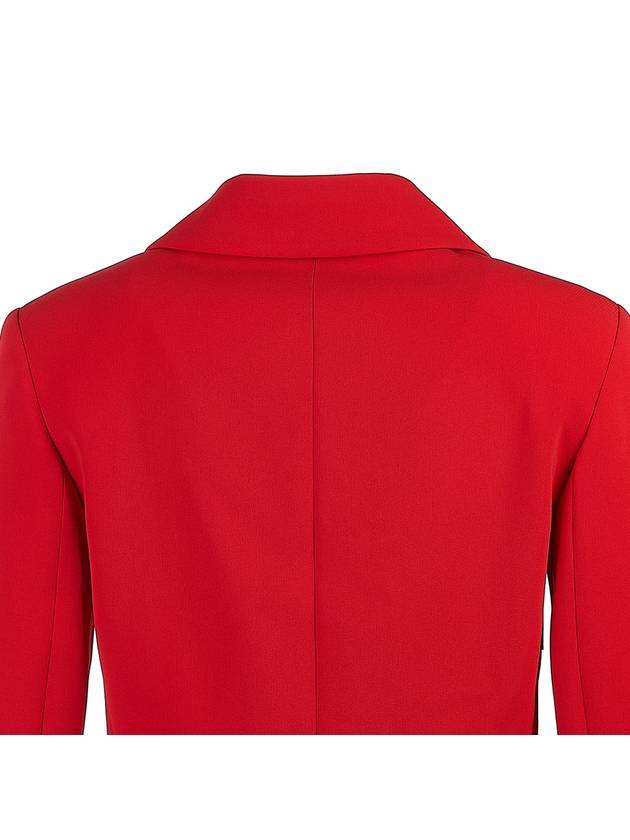 Women's Acciaio Caddy Crop Jacket Red - MAX MARA - BALAAN 7