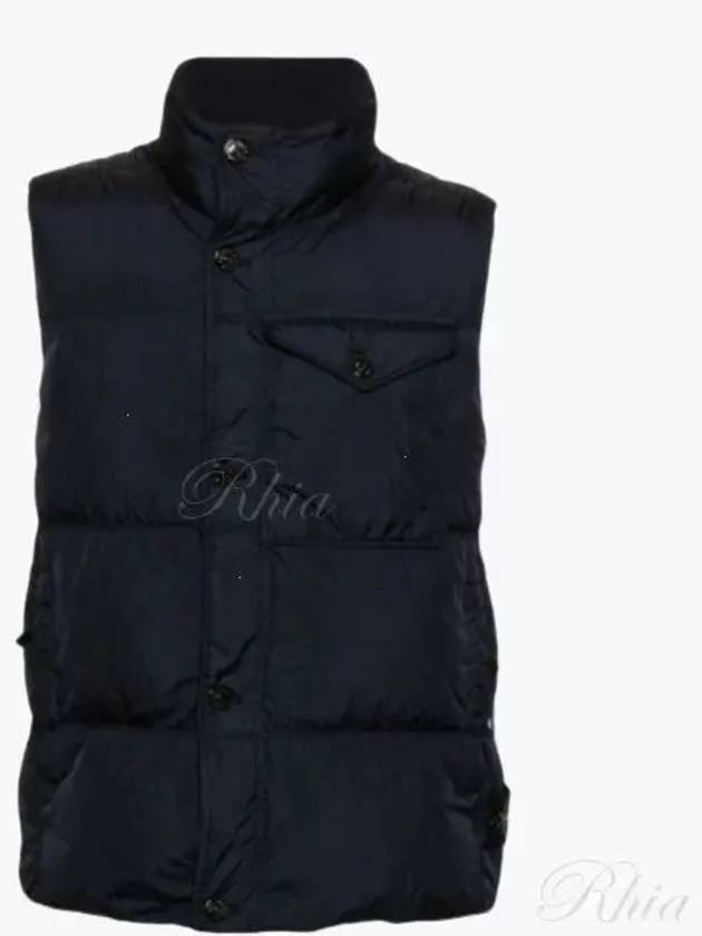 Crinkle Reps R-NY Down Vest Navy - STONE ISLAND - BALAAN 2