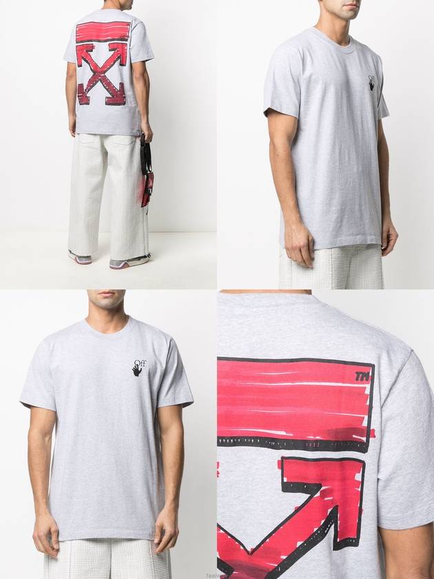 Men's short sleeve t-shirt OMAA027R21JER003 - OFF WHITE - BALAAN 3