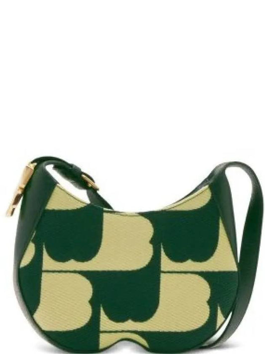 Chess Leather Small Shoulder Bag Green - BURBERRY - BALAAN 2