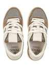 FF Logo Low-Top Sneakers Brown - FENDI - BALAAN 2