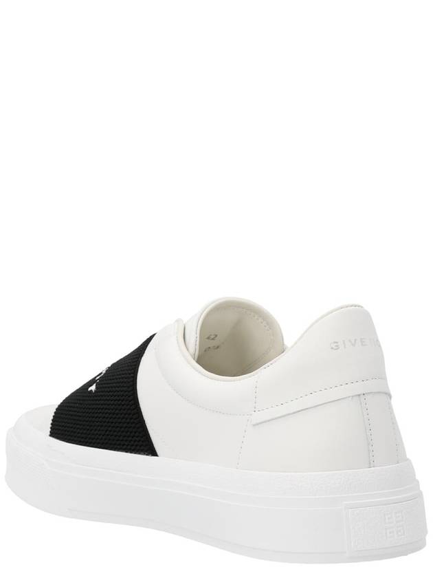 City Court Band Logo Low Top Sneakers White - GIVENCHY - BALAAN 3