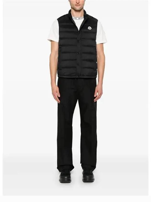 Logo Down Vest Black - MONCLER - BALAAN 8