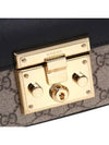 Padlock Small Shoulder Bag Black Beige - GUCCI - BALAAN 6