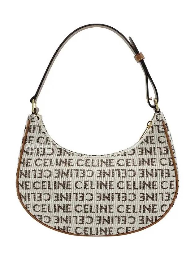 Women's Lettering Logo Mini Shoulder Bag Tan - CELINE - BALAAN 4