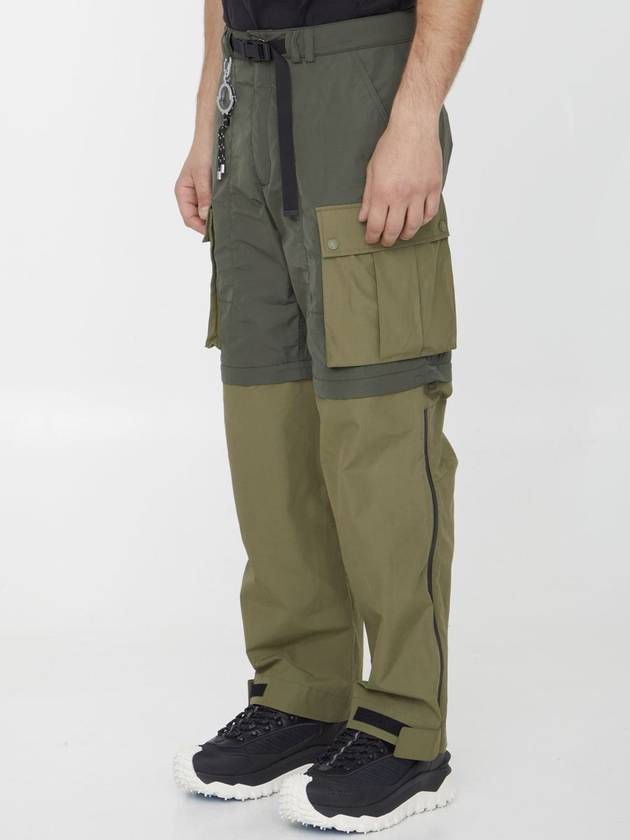 Logo Cargo Track Pants Green - MONCLER - BALAAN 3