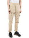 Men's Tella Paracadute Regular Fit Cargo Pants Beige - STONE ISLAND - BALAAN 3