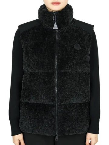 Women IPPO Down Padded Vest Black 1A00180 89AQL 999 - MONCLER - BALAAN 1