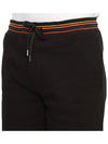 Men's Artist Stripe Lounge Shorts Black - PAUL SMITH - BALAAN 8