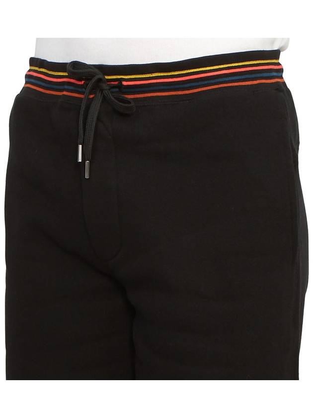 Men's Artist Stripe Lounge Shorts Black - PAUL SMITH - BALAAN 8