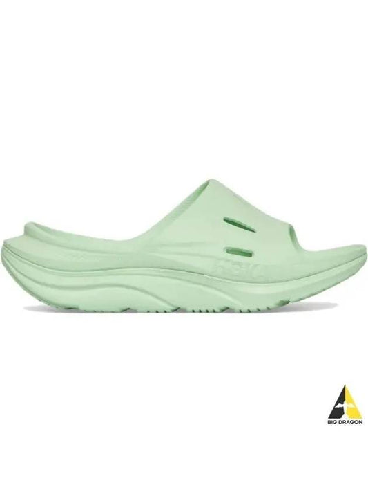 Ora Recovery Slide 3 Slippers Green - HOKA ONE ONE - BALAAN 2