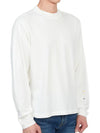 Shadow Project Interlock Mako Cotton Long Sleeve T-Shirt White - STONE ISLAND - BALAAN 4