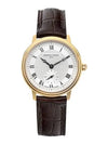 Women’s Classics Slimline Small Seconds Watch Gold Brown - FREDERIQUE CONSTANT - BALAAN 3