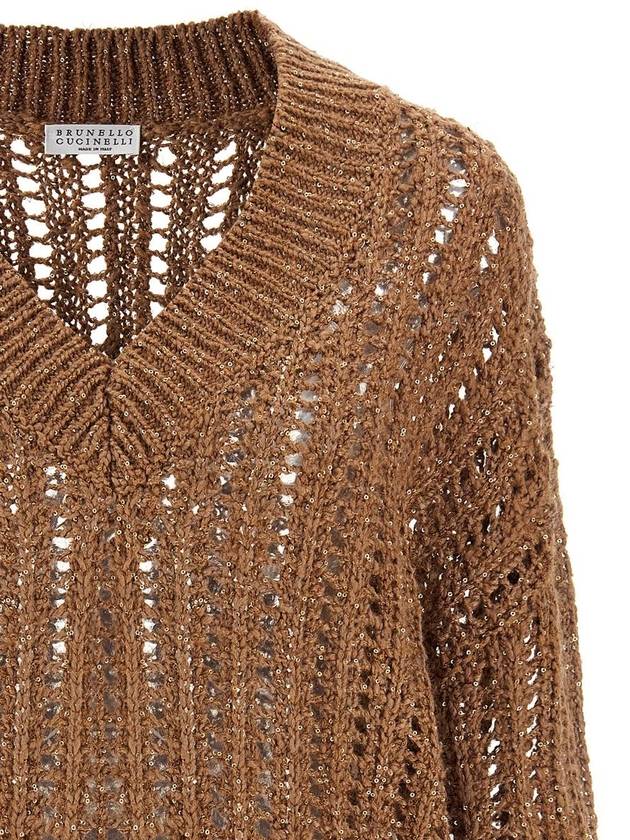 Brunello Cucinelli 'Rustic Dazzling Net' Sweater - BRUNELLO CUCINELLI - BALAAN 3