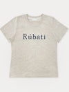 Serif Logo Tshirt OATMEAL - RUBATI - BALAAN 5