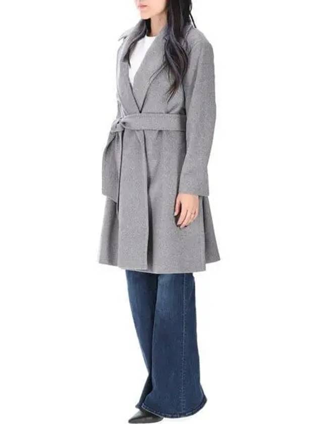 Tigre Wool Wrap Single Coat Grey - MAX MARA - BALAAN 2