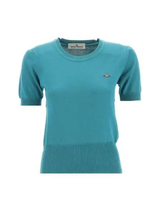 Bea Knit Top Blue - VIVIENNE WESTWOOD - BALAAN 2