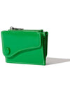 Dot saddle key ring coin zipper business card holder card holder green - LE MASQUE - BALAAN 3