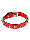 Ruby Link Spike Bracelet Red - CHRISTIAN LOUBOUTIN - BALAAN.