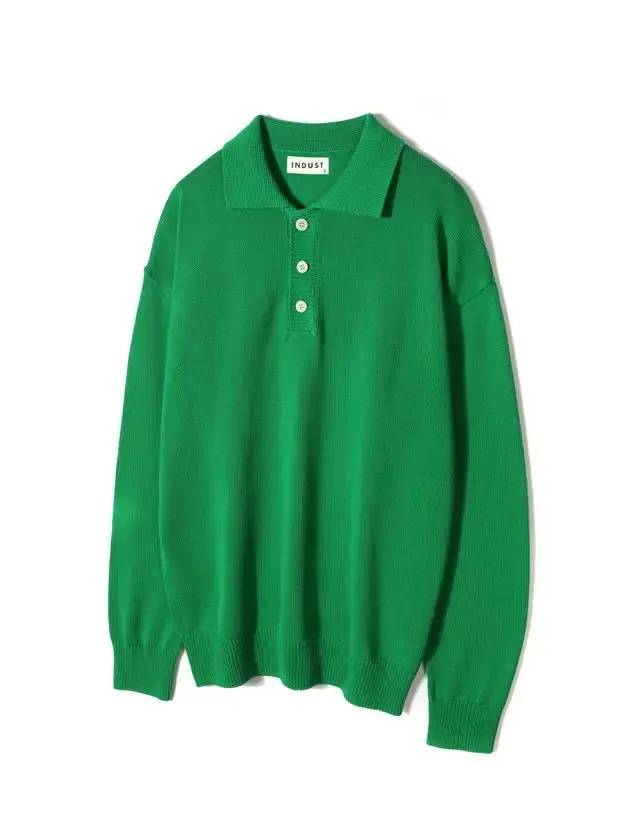 rial Poly Button Collar Green - INDUST - BALAAN 1