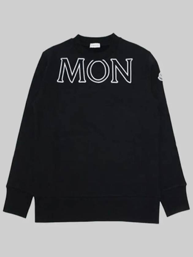 Black Women s Sweatshirt 8G00029 809KX 999 - MONCLER - BALAAN 2