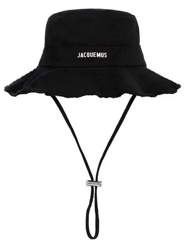 Le Bob Artichaut Bucket Hat Black - JACQUEMUS - BALAAN 5