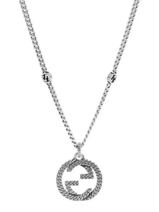 Sterling Interlocking G Necklace Silver YBB678651001 - GUCCI - BALAAN 2