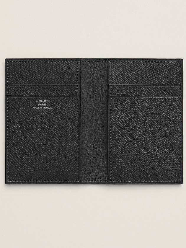 MC² Euclide Card Holder Epsom  Noir Black - HERMES - BALAAN 2