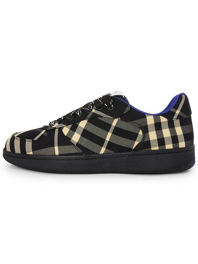 Check Terrace Low Top Sneakers Black - BURBERRY - BALAAN 4