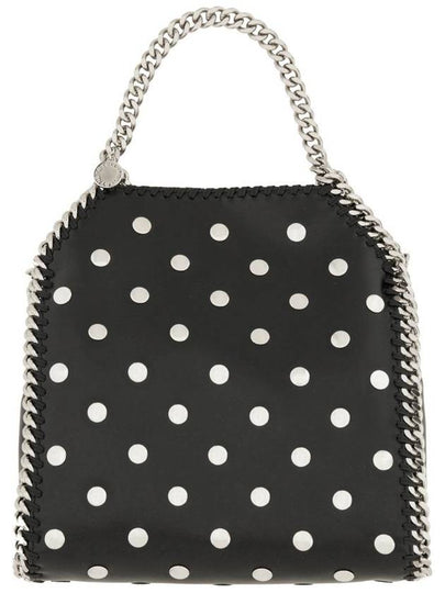 Studded Falabella mini tote bag black - STELLA MCCARTNEY - BALAAN 2